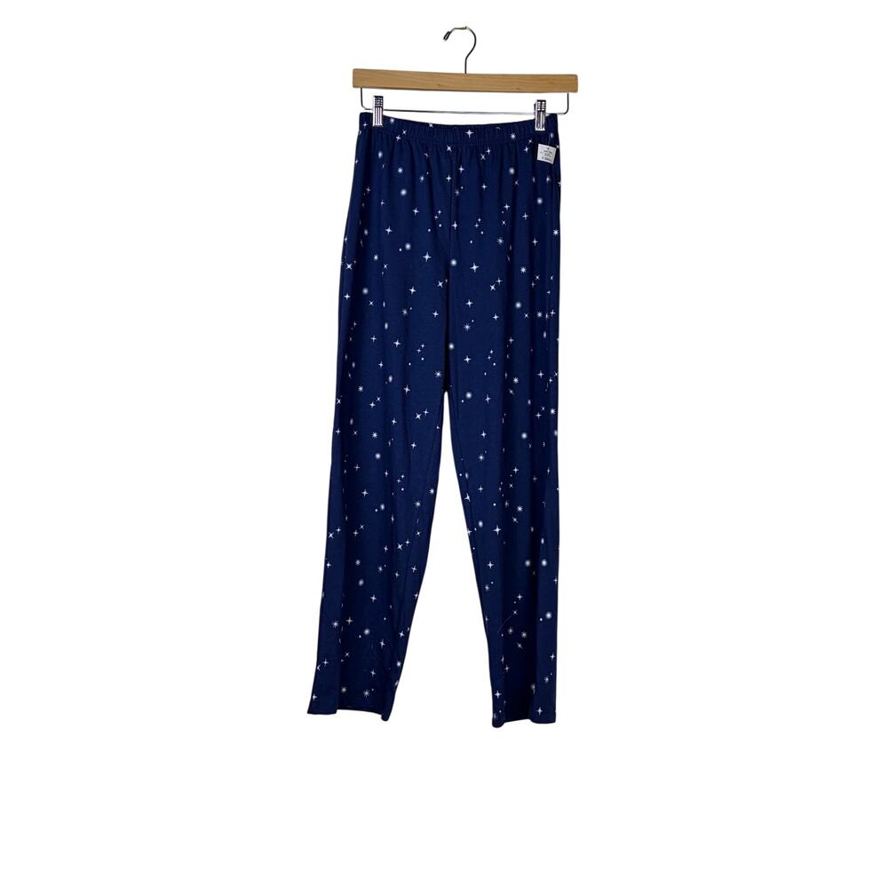 Charter Club Navy White Star Pajama Pants Womens XS NWT Holiday Lounge
